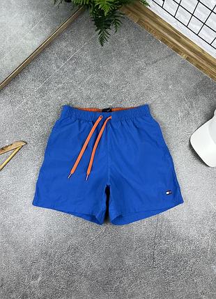 Шорти купальні пляжні чоловічі сині tommy hilfiger оригінал томмі хілфігер для плавання плавальні