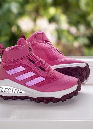 Ботинки треккинговые adidas fortarun atr el girls gz0163 reflective pink 28 г. оригинал