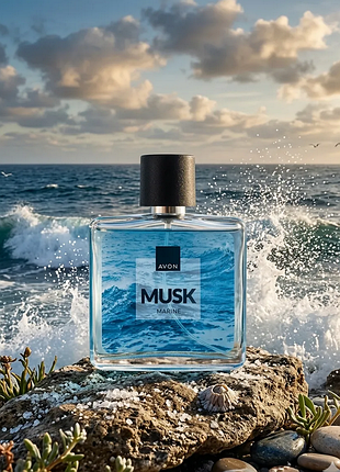 Туалетна вода musk marine + для нього, 75 мл