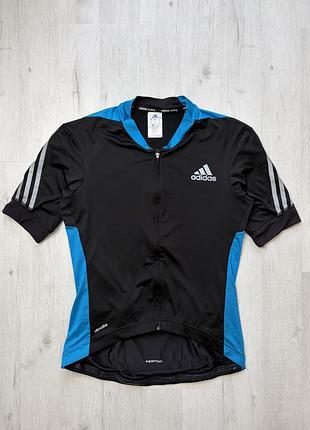 Чоловіча спортивна велоджерсі велофутболка з коротким рукавом adidas cycling розмір m