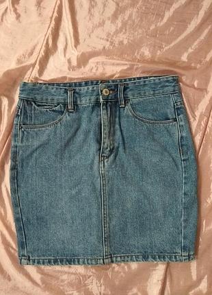 Юбка джинсовая pull&bear