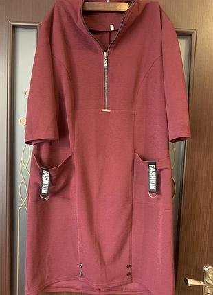 Коротка сукня або туніка  з карманами fashion