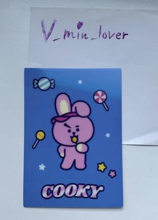 Bts cooky колекційна карта з японії мерч