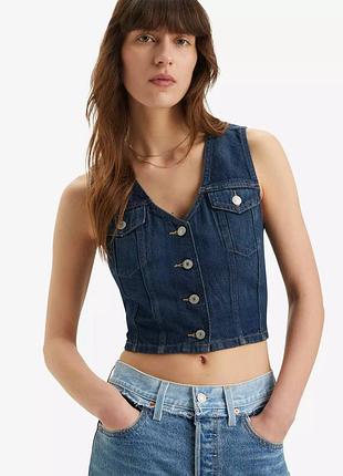 Жилет женский levi's на каждый день оригинал размер хл a86820006