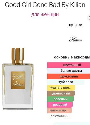 Парфюм kilian good girl gone bad