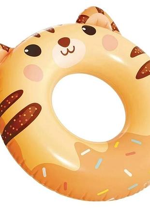 Надувне коло для плавання "тигреня" intex 59266 79х76 см від 8 років