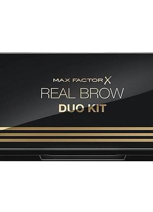 Тени для бровей max factor real brow duo kit