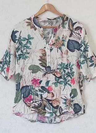 Блузка женская летняя, короткий рукав. укр. 48-50, l