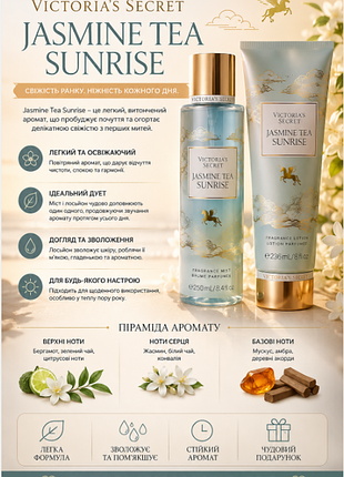 Парфумований комплект від victorias secret jasmine tea sunrise