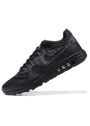 Кросівки nike air max 1 ultra flyknit "black/anthracite"
