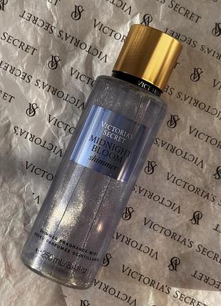 Парфумований спрей для тіла victoria’s secret midnight bloom shimmer