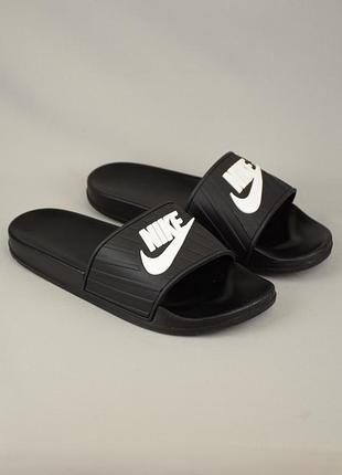 Шлепанцы nike slides сланцы черные обувь для пляжа тапки тапочки 41 р/26 см adidas puma crocs skechers reebok