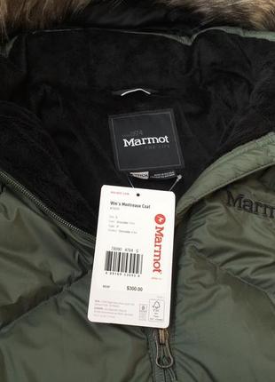 Marmot новый оригинал! пуховик куртка парка. зимнее пуховое пальто9 фото