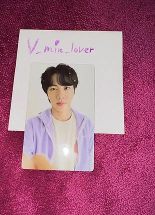 Bts jin колекційна лімітована карта джин японський фан клуб