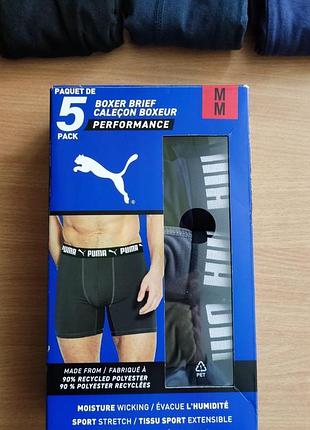 Мужские боксеры puma boxer briefs 5 рack