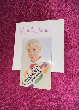 Bts j-hope офіційна колекційна карта хосок бтс японський фан-клуб