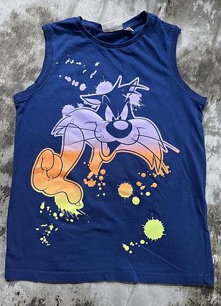 Стильна дитяча майка looney tunes вік 11/12 років, бавовна