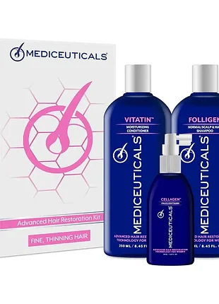 Набір для стимулювання росту волосся для жінок mediceuticals advanced hair restoration kit
