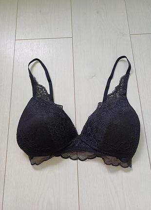 H&amp;m-75d-кружевной бюстгальтер-бралетт без косточек