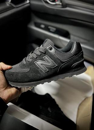 Мужские замшевые кроссовки new balance 574