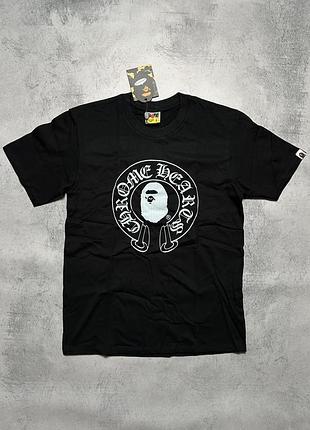 Футболка bape x chrome hearts