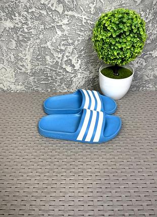 Adidas шлепанцы тапочки 32 размер детские синие