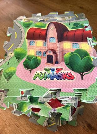 Килимок пазл pj masks дитячий