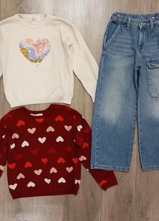 Светр, джинси zara, h&amp;m 116-122