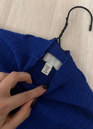 Синій лонг h&m 3