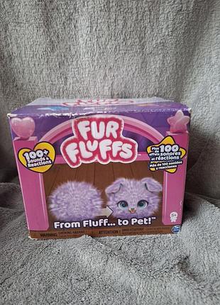 Интерактивная игрушка fur fluffs от hasbro, которая превращается из пушистого шара в домашнего любимца.