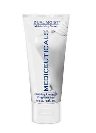 Крем для зволоження і заживлення шкіри рук і тіла mediceuticals special care dual moist 180 мл
