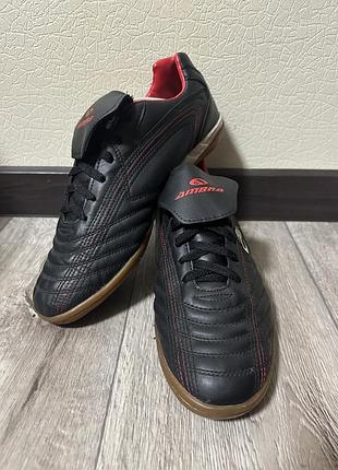 Класичні футзалки ambra black/red (art. ashaf181/2 cc)