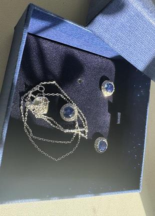 Swarovski angelic sapphire set оригінал з сертифікатом
