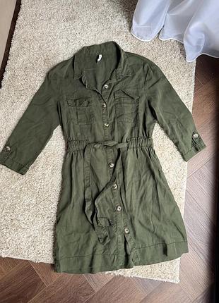Zara сукня хакі