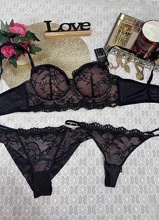 Шикарний комплект hunkemoller noir