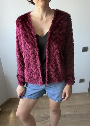 Кофта кардиган піджак з рюшами h&m