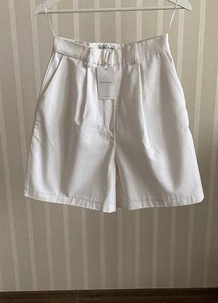 Женские классические шорты деним seul koko boutique, белые