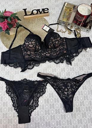 Розкішний комплект hunkemoller noir