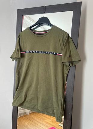 Чоловіча футболка tommy hilfiger біла s – оригінал, ідеальний стан