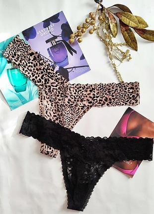 Victoria's secret l xl 42 40 ажурные трусики стринги