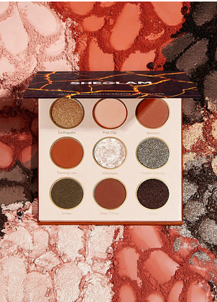Палетка тіней для повік sheglam lots to lava palette (6216)