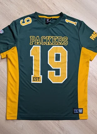 Джерсі nfl green bay packers team apparel оригінал m зелена