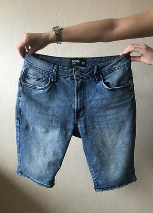 Шорти чоловічі джинсові (denim) sinsay