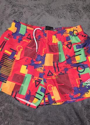Мужские шорты для плавания, пляжные шорты umbro, размер м