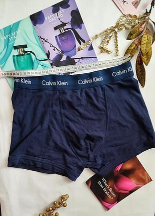Calvin klein m мужские трусы боксерки коттоновые хлопковые