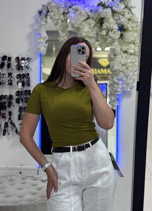 Укорочена футболка zara