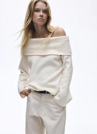 Кофта, светр h&m з оголеними плечима