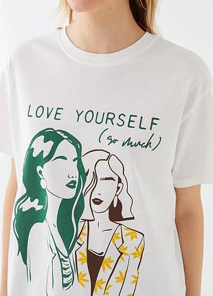 Бавовняна трикотажна футболка з принтом від lcw casual