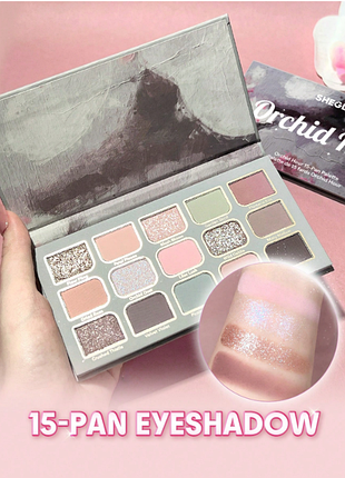 Палетка теней для век sheglam orchid hour 15-pan palette (6219)
