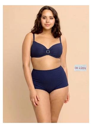 Купальник change lingerie синій фактурний 70g / uk 32g верх 36 uk низ